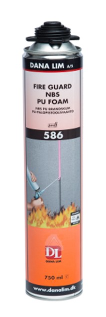 FIRE GUARD  NBS PU BRANN 750ml - DANA 586 BRANNSKUM